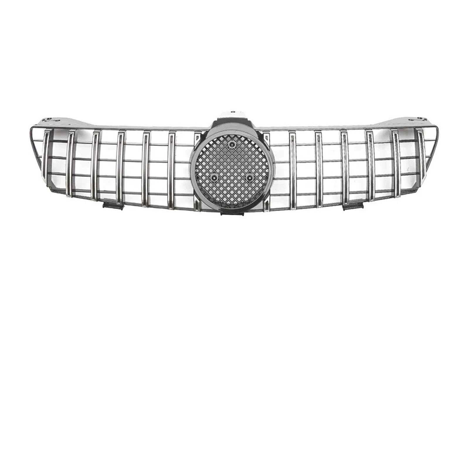 Auto Front Gitter Front Chrom Black Diamonds Style Stoßstangengrill Für Für Benz Für CLS-Klasse Für W219 Für CLS350 Für CLS500 2005 2006 2007 2008 Kapuze Kühlergrill(GTR-Chrome Silver) von JHMHCOQ