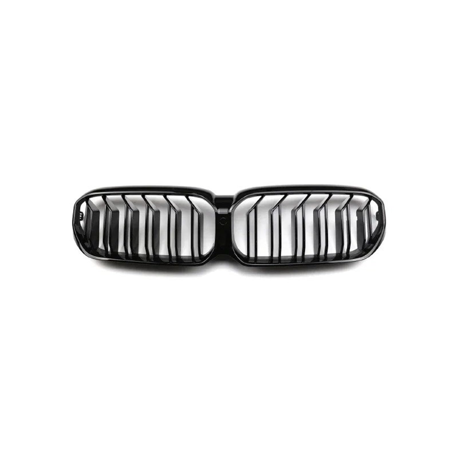 Auto Front Gitter Front Niere Stoßstange Grille Carbon Faser M Stil Grill Abdeckung Für 5 Serie Für G30 Für G31 Für G38 Für LCI 2021 2022 2023 Für M5 Kapuze Kühlergrill(Glossy Black) von JHMHCOQ