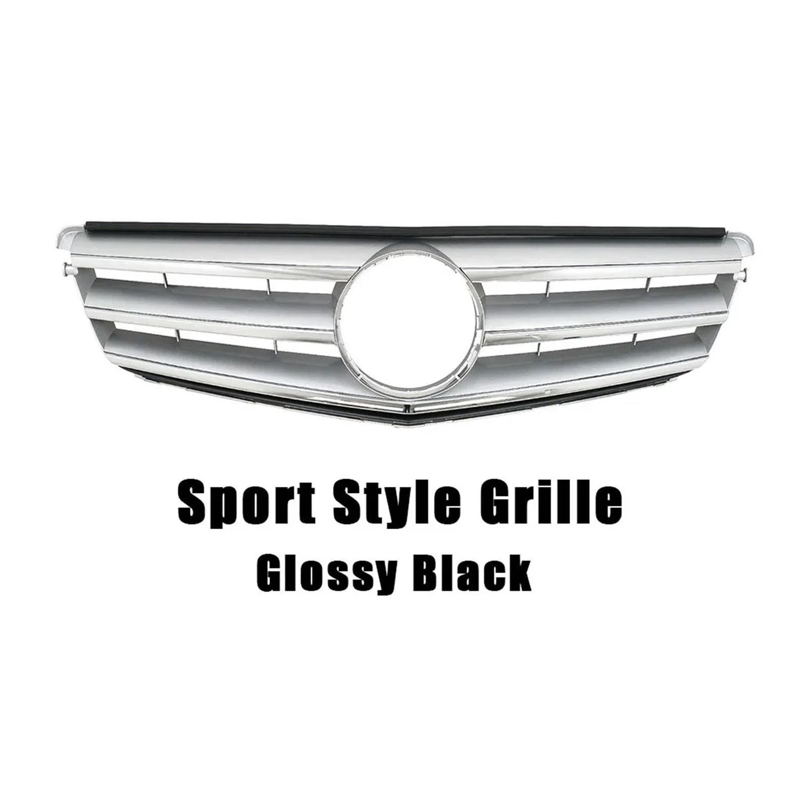 Auto Front Gitter Frontstoßstangengrill Für Für Benz Für C-Klasse Für W204 2008 2009 2010 2011 2012 2013 2014 Für W204 Für C180 Für C200 Für C250 Für C300 Kapuze Kühlergrill(Sport-Chrome Silver) Auto Front Gitter Frontstoßstangengrill Für Für Benz Für C-Klasse Für W204 2008 2009 2010 2011 2012 2013 2014 Für W204 Für C180 Für C200 Für C250 Für C300 Kapuze Kühlergrill(Sport-Chrome Silver) von JHMHCOQ