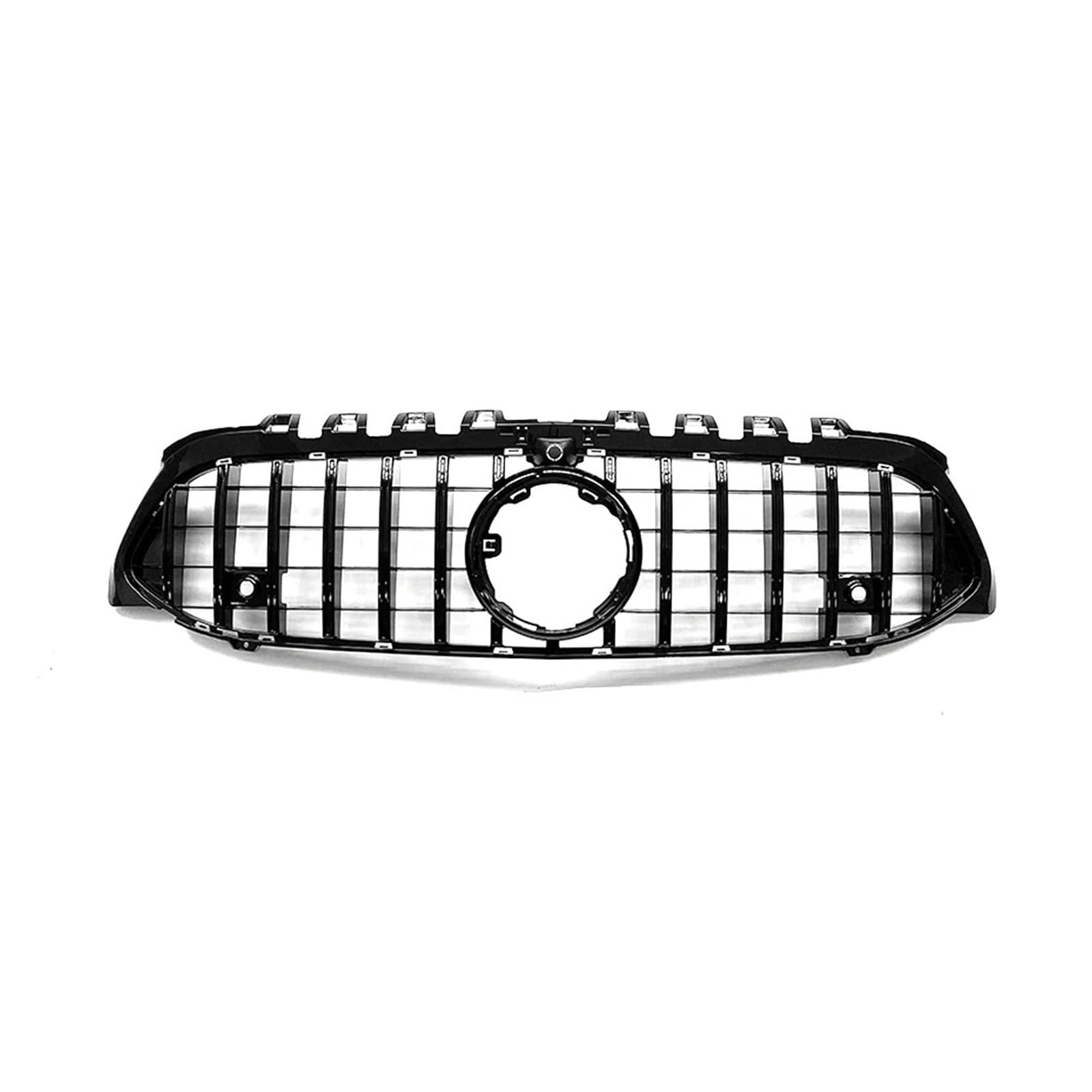 Auto Front Gitter Für Für Benz Für A-Klasse Für W177 Für A200 Für A220 Für A250 Für A35 Schwarz Diamanten Stil Kühlergrill Schwarz Front Stoßstange Grille Kapuze Kühlergrill(GT-Black W360) von JHMHCOQ