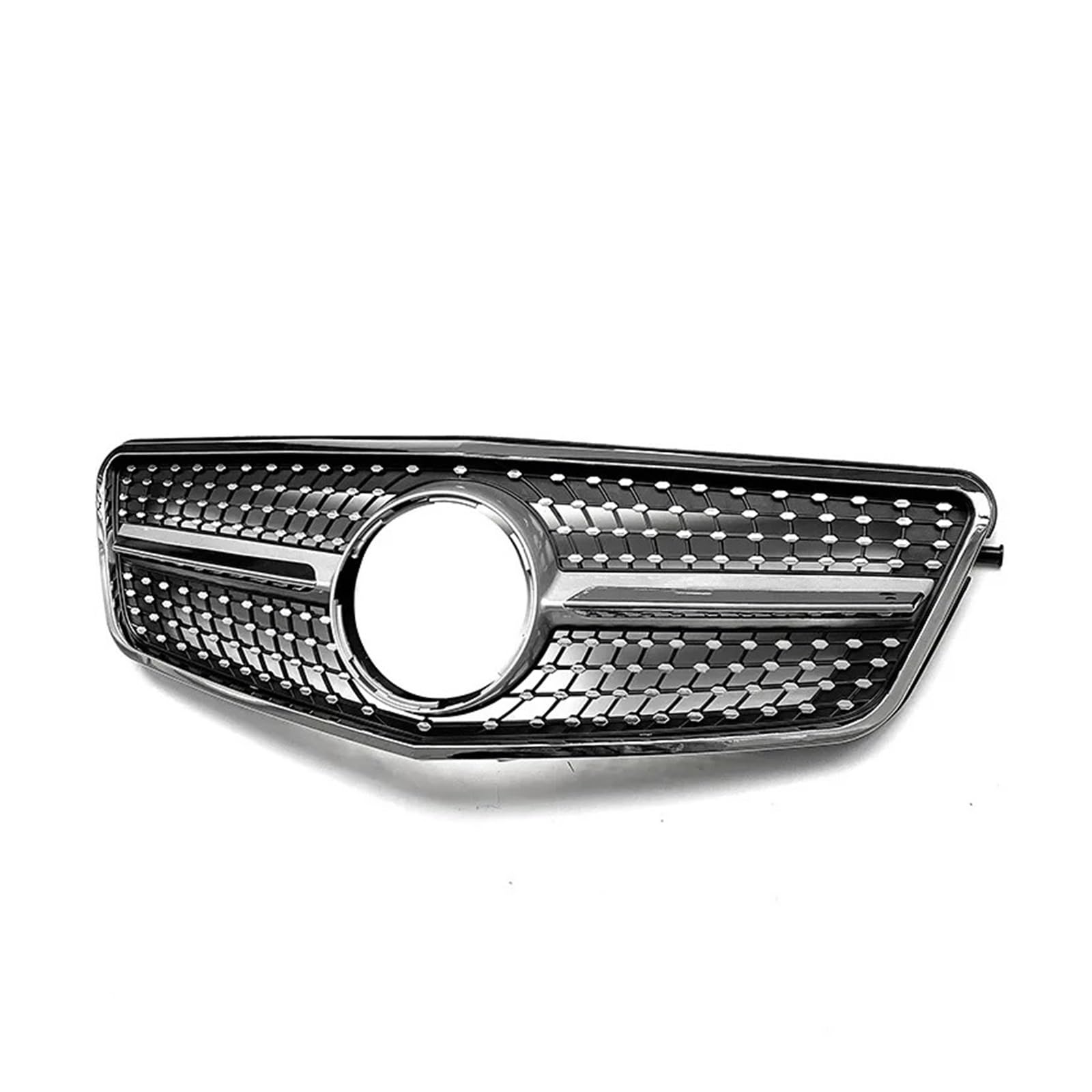 Auto Front Gitter Für Für Benz Für E-Klasse Für W212 Sternenhimmel-Kühlergrill Front-Renngrill Grillmasken-Abdeckungsverkleidungen Fronthaubengrills Kapuze Kühlergrill(Silver Grille) von JHMHCOQ