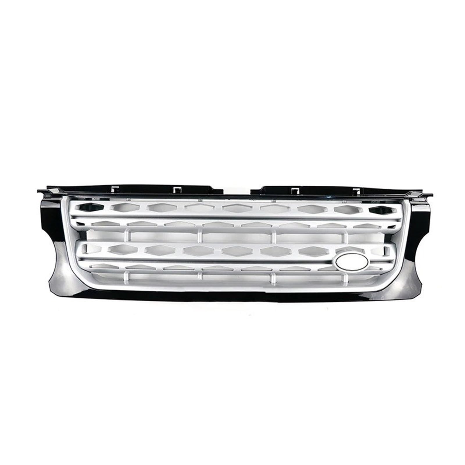 Auto Front Gitter Kühlergrill Für Land Für Rover Für Discovery 4 Für LR4 2014 2015 2016 Für L319 Frontstoßstange Mittelplatte Styling Obere Renngrills Autozubehör Kapuze Kühlergrill(BlackFrame SilverN Auto Front Gitter Kühlergrill Für Land Für Rover Für Discovery 4 Für LR4 2014 2015 2016 Für L319 Frontstoßstange Mittelplatte Styling Obere Renngrills Autozubehör Kapuze Kühlergrill(BlackFrame SilverN von JHMHCOQ