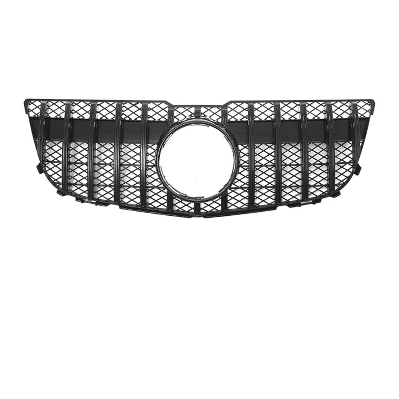 Auto Front Gitter Oberer Kühlergrill Für Für Benz Für GLK-Klasse Für X204 2013 2014 2015 Für GLK250 Für GLK300 Für GLK350 Renngitter Im Black Diamonds-Stil Kapuze Kühlergrill(GT-Black WNet) von JHMHCOQ
