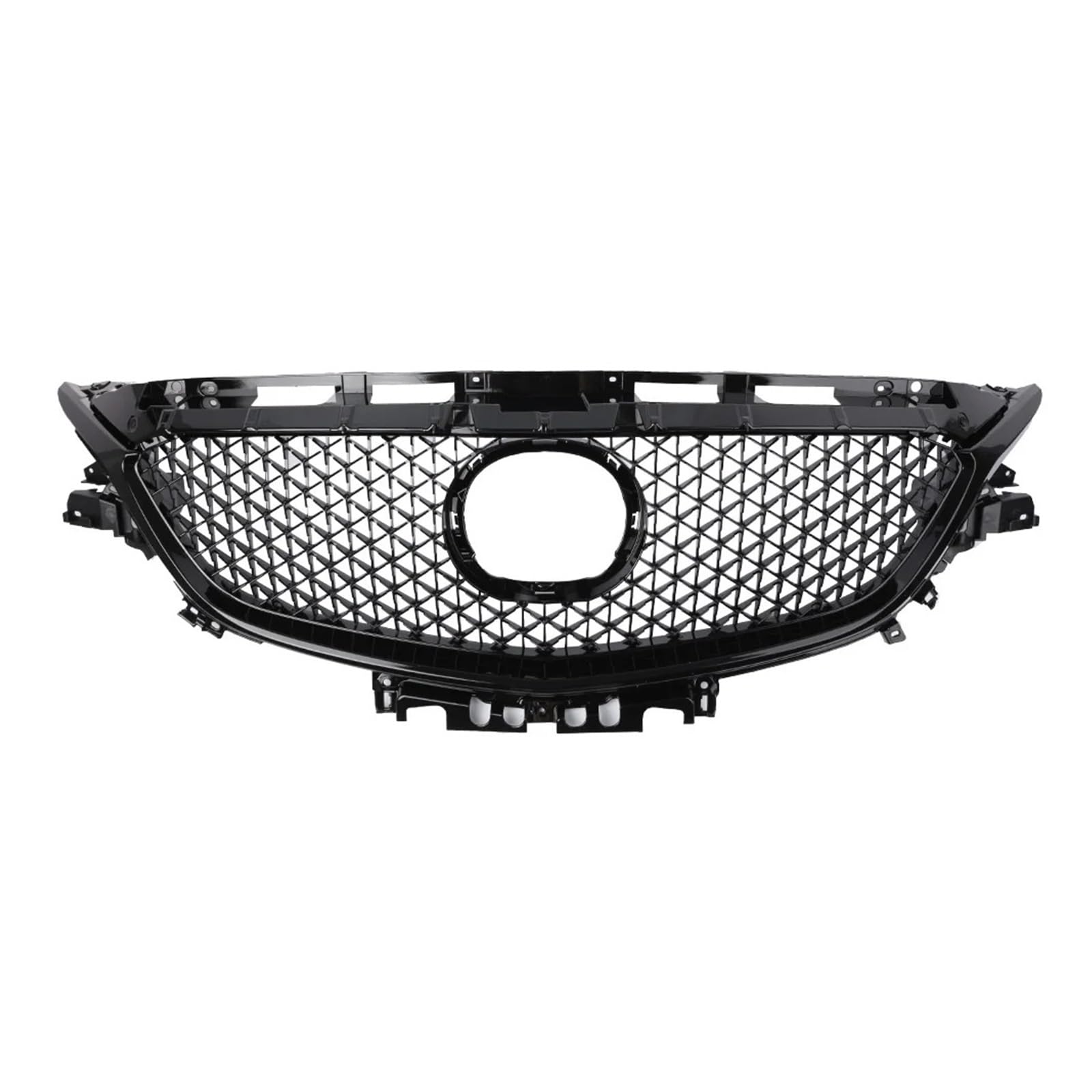 Auto Front Gitter Schwarz ABS Auto Vorderen Stoßfänger Grill Oberen Mesh Grille Für 2017 2018 Für Mazda 6 Für GJ Für GL Für Atenza Für Touring Kapuze Kühlergrill Auto Front Gitter Schwarz ABS Auto Vorderen Stoßfänger Grill Oberen Mesh Grille Für 2017 2018 Für Mazda 6 Für GJ Für GL Für Atenza Für Touring Kapuze Kühlergrill von JHMHCOQ