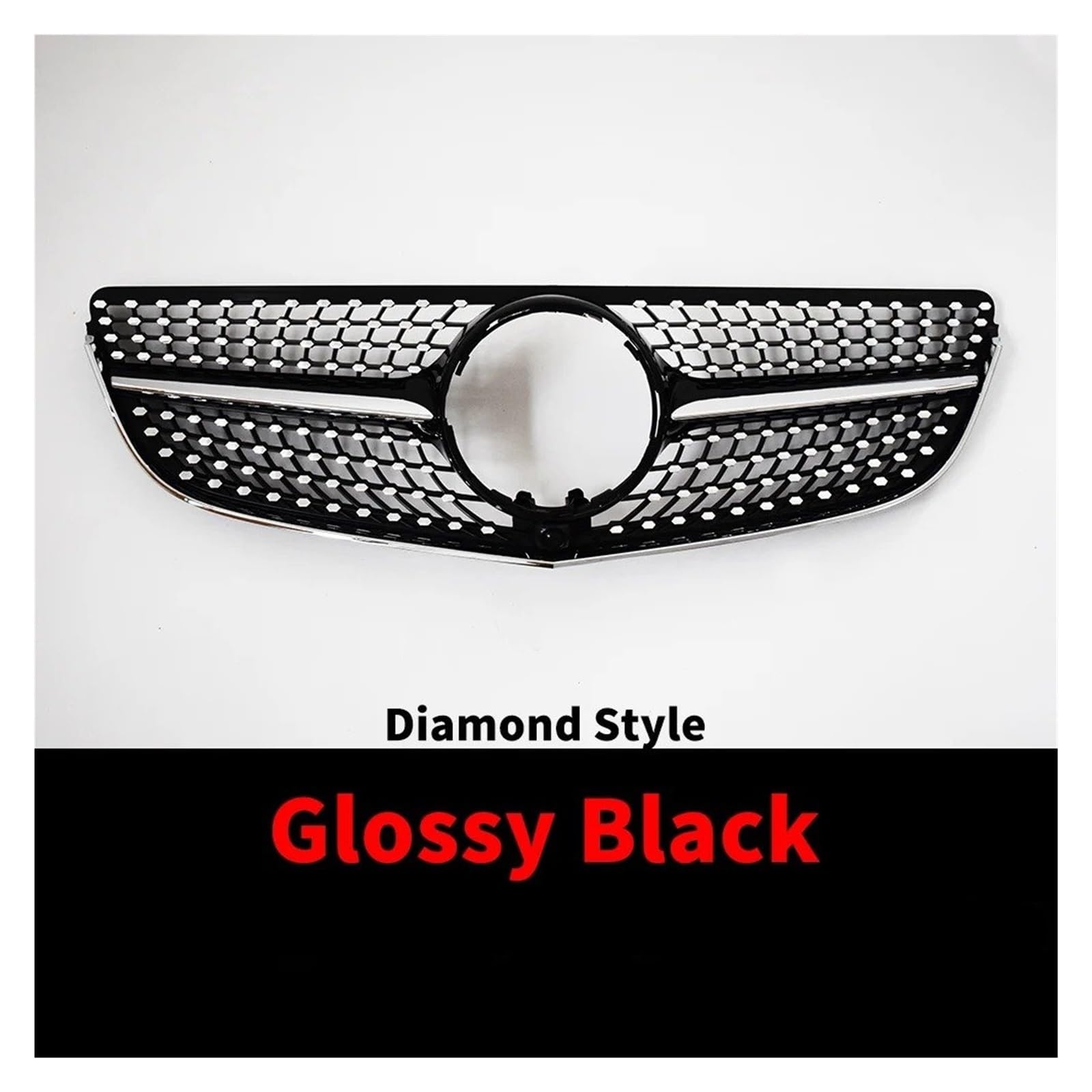 Auto Front Gitter Sport Front Kühler Gitter Stoßstange Grille Grill Für Für Benz Für W207 Für C207 Für A207 Für E Coupe 2009 2010 2011 2012-2016 Kapuze Kühlergrill(13-16 Diamond Black) von JHMHCOQ
