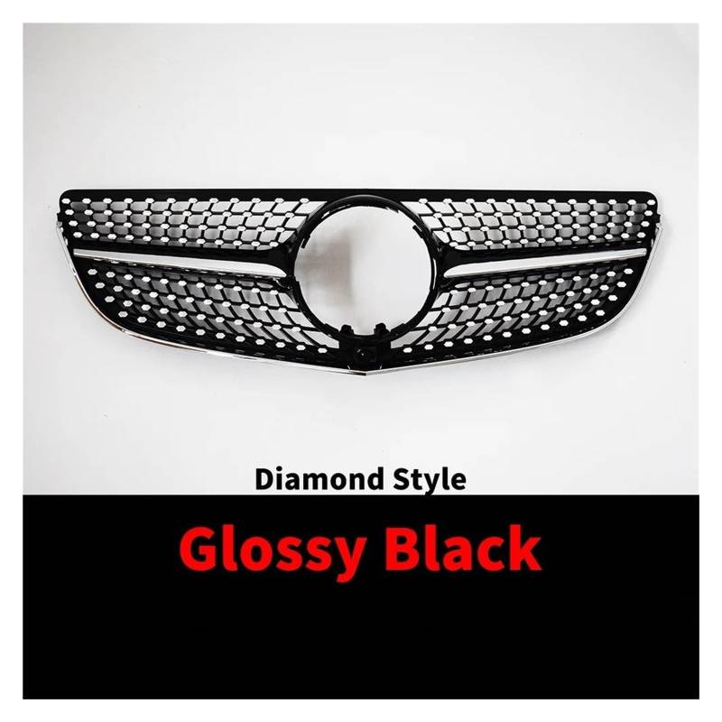 Auto Front Gitter Sport Front Kühler Gitter Stoßstange Grille Grill Für Für Benz Für W207 Für C207 Für A207 Für E Coupe 2009 2010 2011 2012-2016 Kapuze Kühlergrill(13-16 Diamond Black) von JHMHCOQ