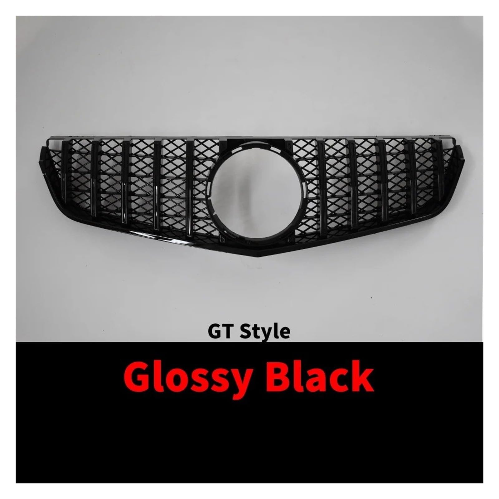 Auto Front Gitter Sport Front Kühler Gitter Stoßstange Grille Grill Für Für Benz Für W207 Für C207 Für A207 Für E Coupe 2009 2010 2011 2012-2016 Kapuze Kühlergrill(2009-2012 GT Black) von JHMHCOQ