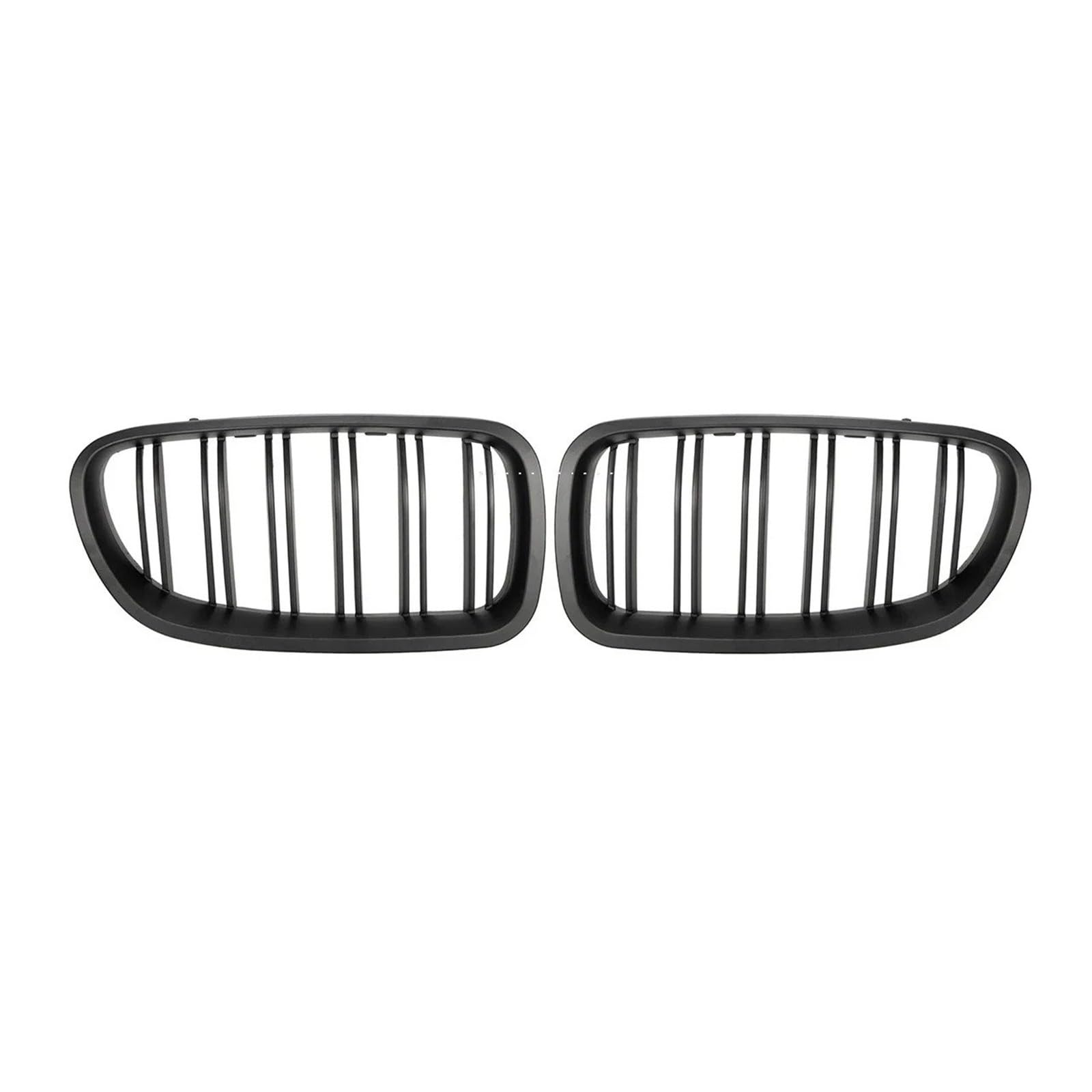 Auto Front Gitter Vorderer Nierengrill Für 5er-Serie Für F10 Für F11 Für F18 Für 520d Für 530d Für 540i 2010-2017 Racing Grill Lufteinlassgitter Kapuze Kühlergrill(Matt-schwarz) von JHMHCOQ