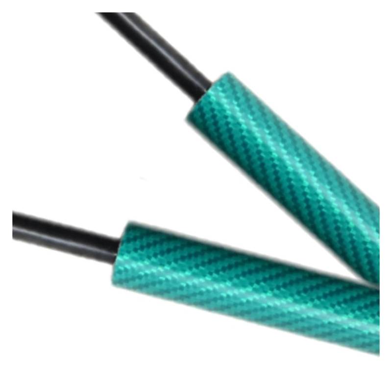 Gasfeder Dämpfer Motorhaube 1 Set Gasdruckfedern Für Q4 Für E-Tron 2022-heute Fronthaube Motorhaube Ändern Lift Support Dämpfer Stoßdämpfer Prop Rods Federbeinfedern(Green Carbon Fiber) von JHMHCOQ