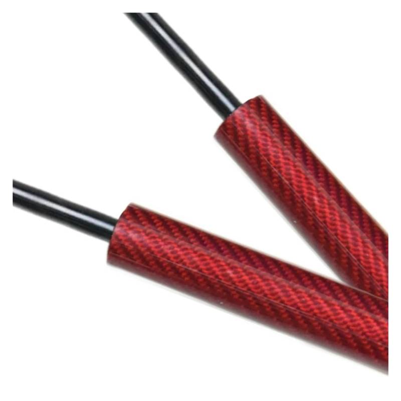 Gasfeder Dämpfer Motorhaube 1 Set Gasdruckfedern Für Q4 Für E-Tron 2022-heute Fronthaube Motorhaube Ändern Lift Support Dämpfer Stoßdämpfer Prop Rods Federbeinfedern(Red Carbon Fiber) von JHMHCOQ