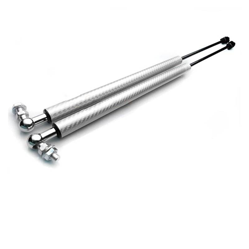Gasfeder Dämpfer Motorhaube Auto-Motorabdeckung Gasfeder Stoßdämpfer Federbeine Unterstützung Hydraulikstange Für 2017 2018 2019 2020 2021 2022 2023 Für Peugeot 3008 5008 Federbeinfedern(Carbon Silver von JHMHCOQ