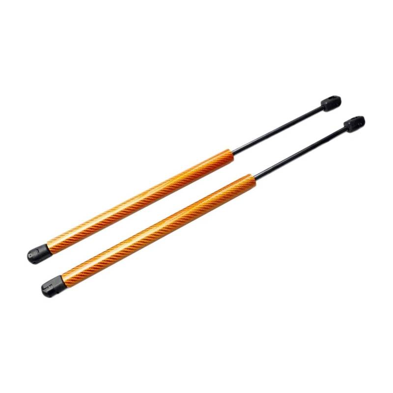 Gasfeder Dämpfer Motorhaube Für Toyota Für FJ Für Cruiser 2010-2019 Fronthaube Motorhaube Modifizieren Gasdruckfedern Stoßdämpfer Lift Unterstützt Auto-Styling Absorber Federbeinfedern(Orange carbon f von JHMHCOQ