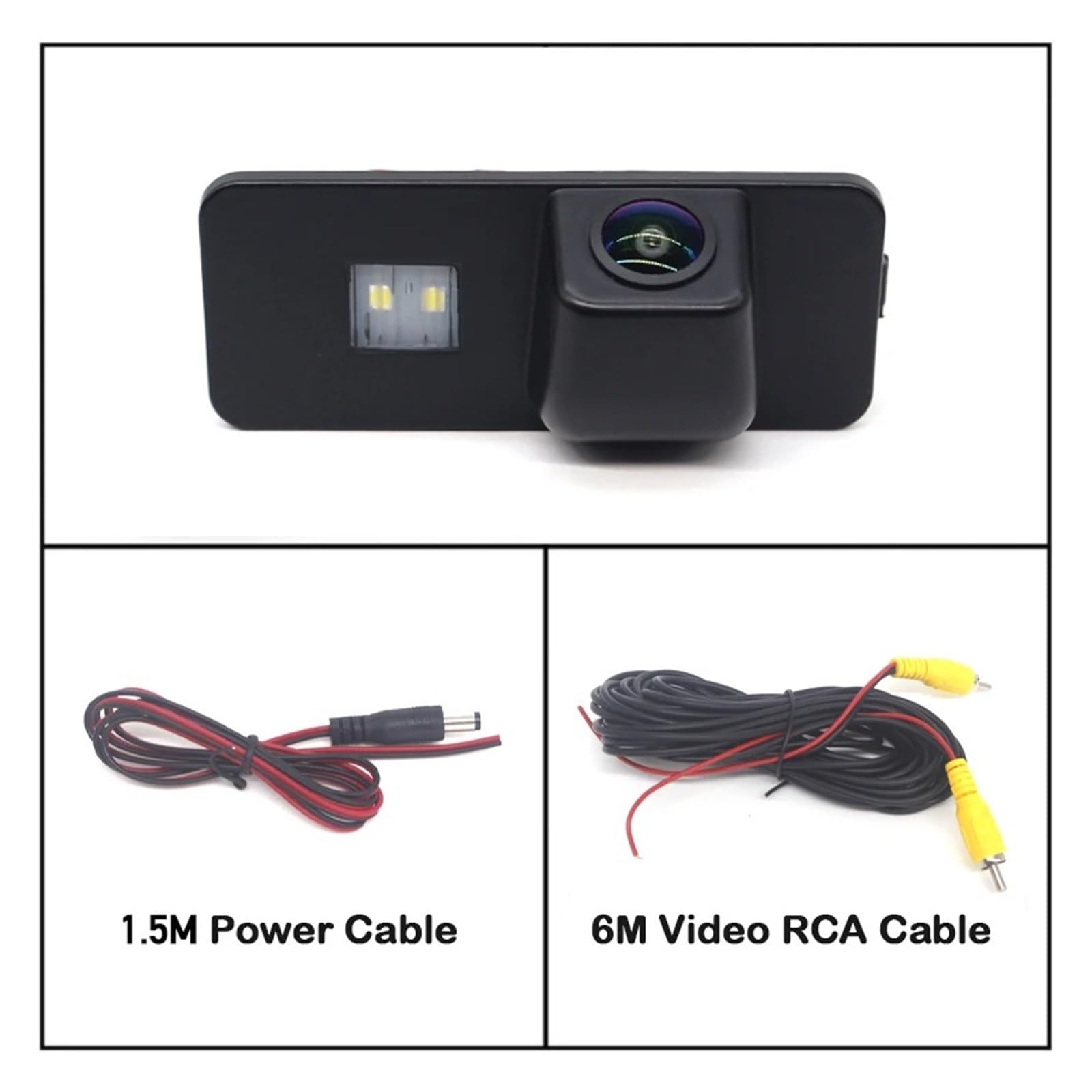 Rückfahrkamera Set Auto Reverse Backup HD Rückansicht Parkplatz Kamera Nachtsicht CCD Für Skoda Für Citigo 2011 2012 2013 2014 2015 HD Rückfahrkamera(Camera) von JHMHCOQ