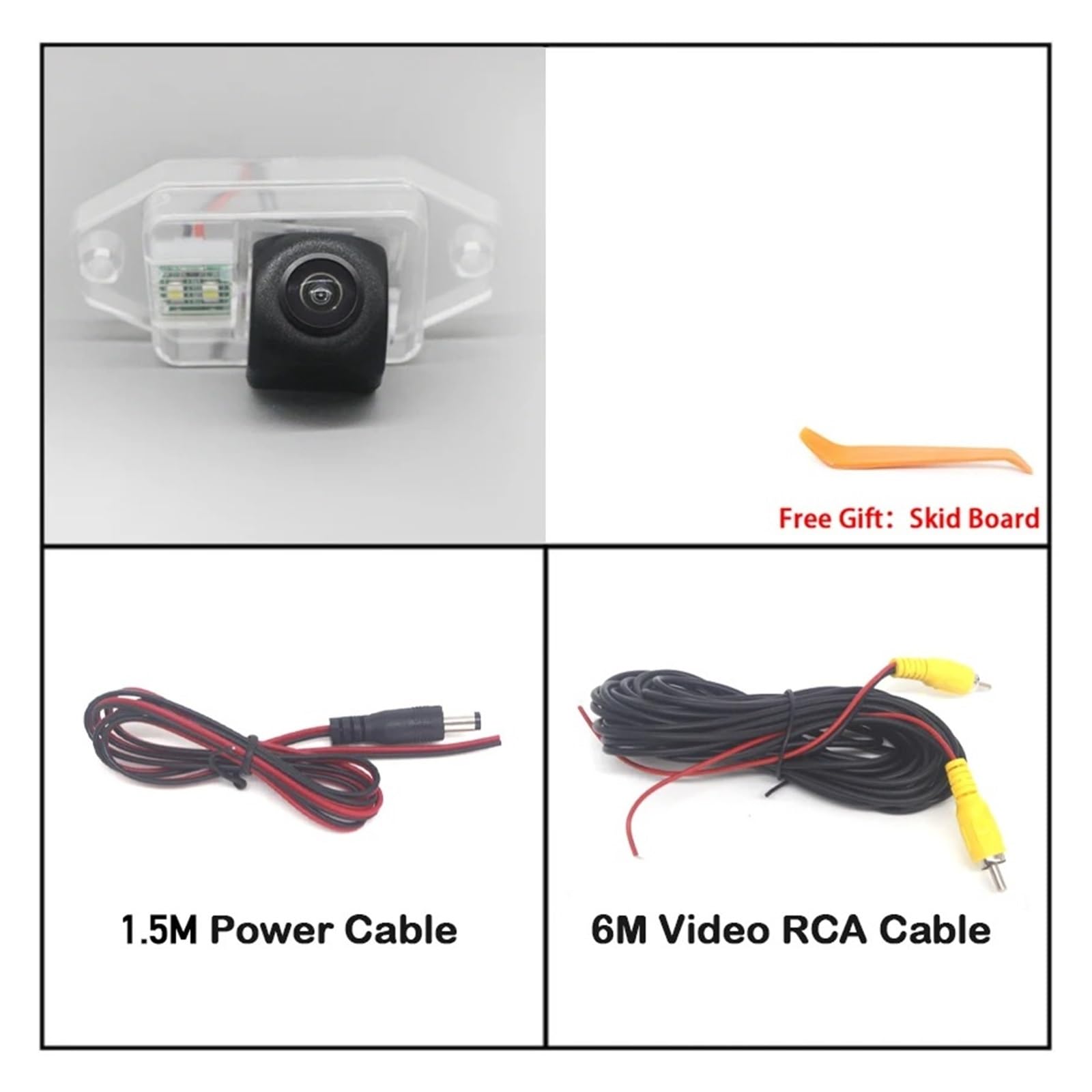 Rückfahrkamera Set Auto Reverse Backup Rückansicht Parkplatz Kamera Full HD CCD Nachtsicht Für Toyota FJ Für Cruiser GS J15W 2006 2007 2008 2009-2019 HD Rückfahrkamera(Camera) von JHMHCOQ