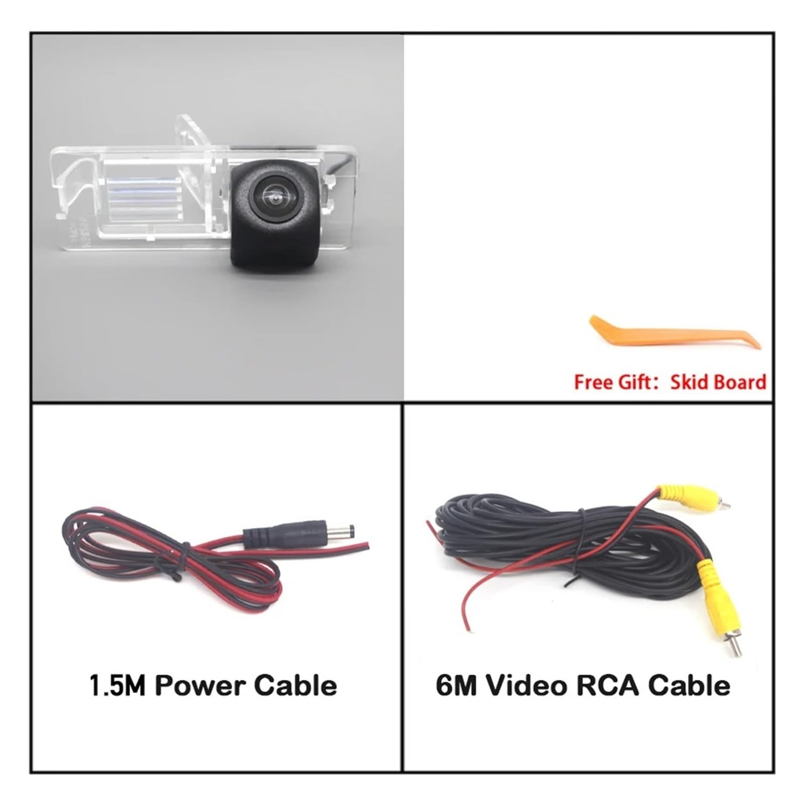 Rückfahrkamera Set Auto Reverse Rückansicht Kamera Für Clio 4 Für MK3 Für MK4 2012 2013 2014 2015 2016 2017 2018 Zubehör HD CCD Nacht Vision CAM HD Rückfahrkamera(Camera) von JHMHCOQ