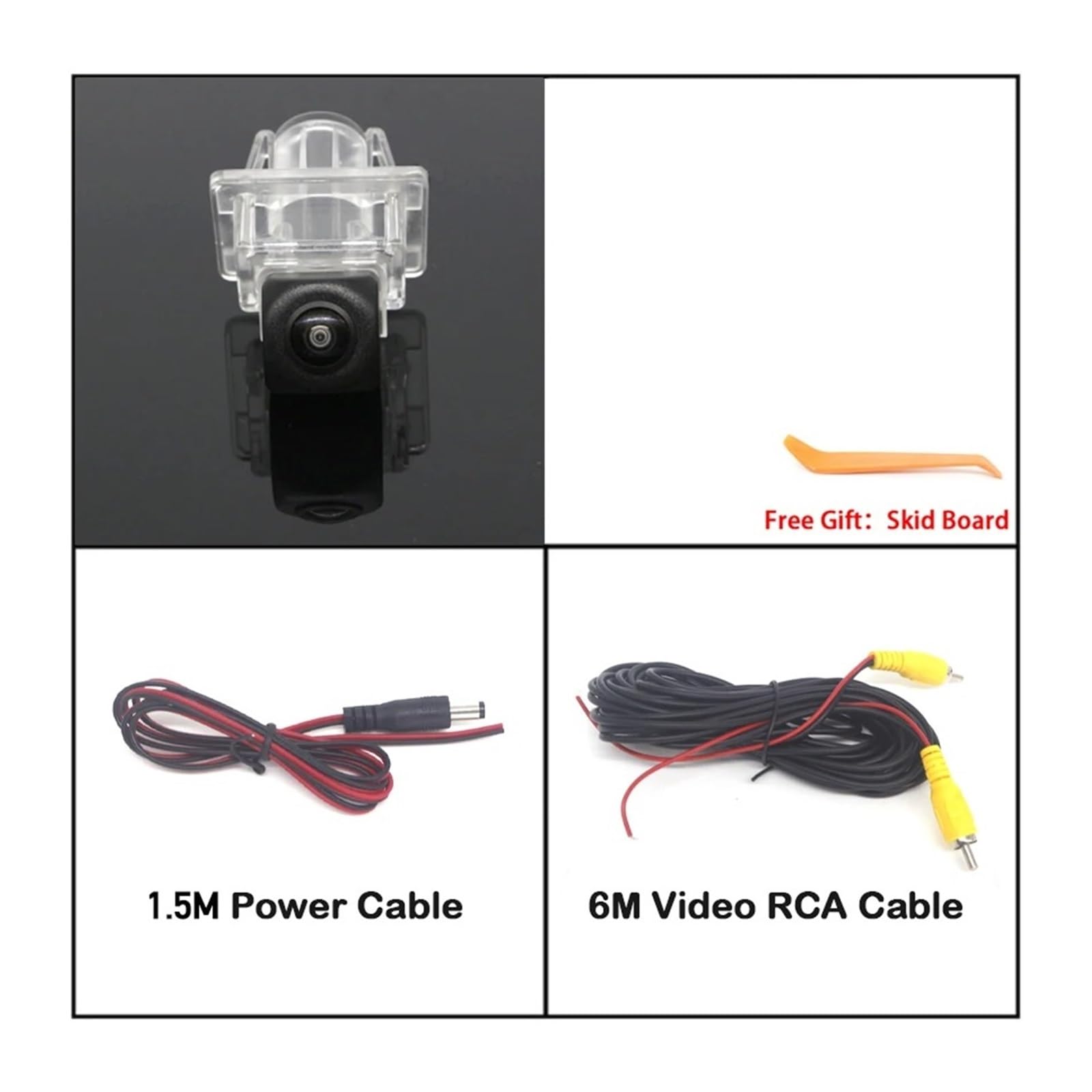 Rückfahrkamera Set Auto Rückansicht Kamera Für Für Benz Für C Klasse W204 2007 2008 2009 2010 2011 2012 2013 2014 HD Nacht Vision Auto Reverse Kamera HD Rückfahrkamera(Camera) von JHMHCOQ