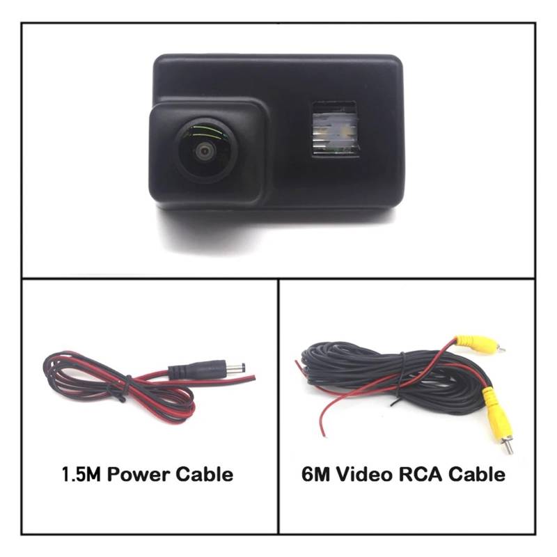 Rückfahrkamera Set Auto Rückansicht Reverse Parkplatz Kamera Für Peugeot 206 306 207 307 1998 1999 2000-2015 CCD Full HD Nachtsicht wasserdichte Backup Kamera HD Rückfahrkamera(Camera) von JHMHCOQ