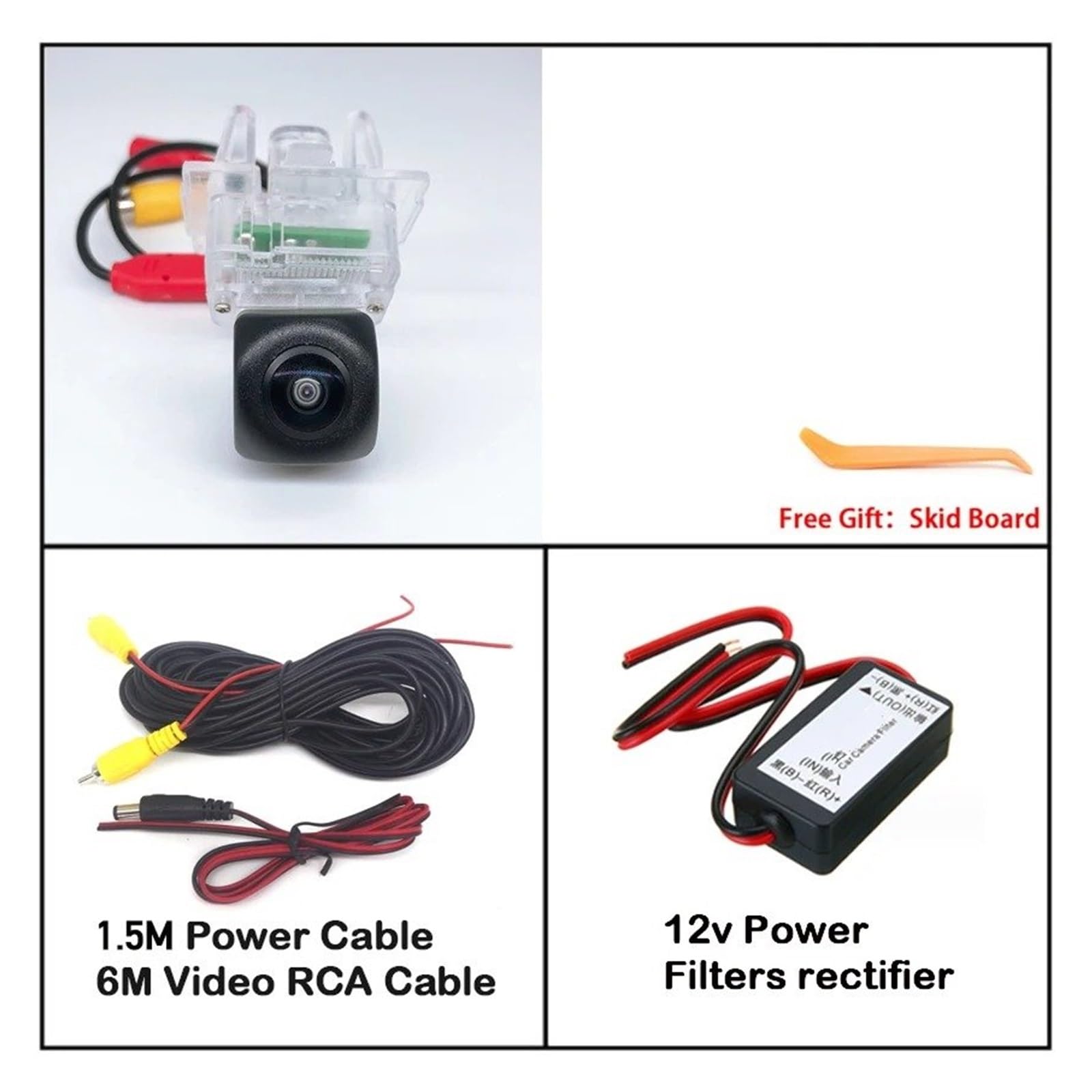 Rückfahrkamera Set Auto-Rückfahrkamera Für Für Benz Für E-Klasse Für W212 2010 2011 2012 2013 2014 2015 Rückfahrkamera CCD Full HD Nachtsicht HD Rückfahrkamera(Camera with Filters) von JHMHCOQ