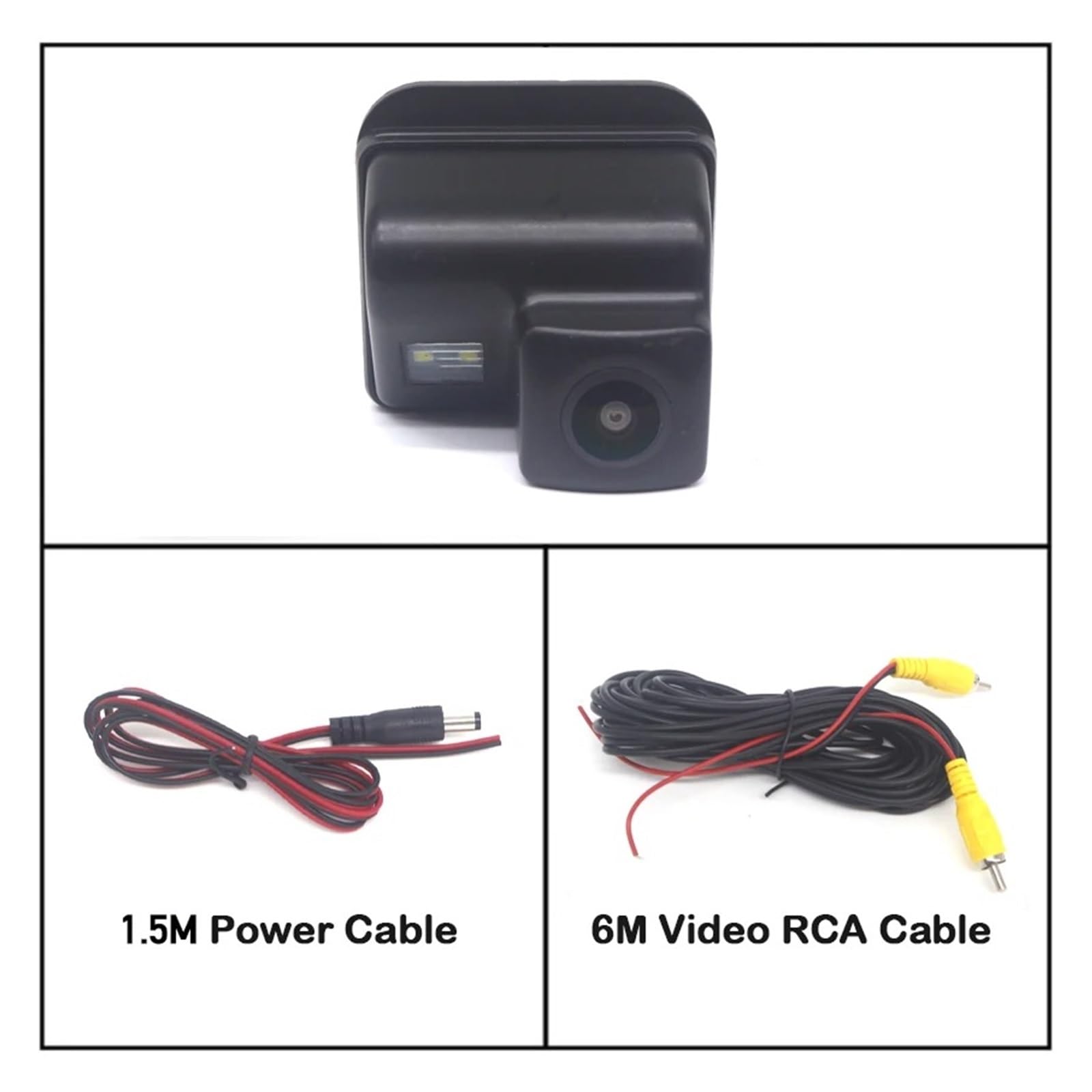 Rückfahrkamera Set HD CCD 1080P Fisheye-Objektiv Fahrzeug-Rückfahrkamera Für Mazda Für CX-7 Für CX 7 2007 2008 2009 2010 2011 2012 2013 Auto-Android-Monitor HD Rückfahrkamera(Camera) von JHMHCOQ