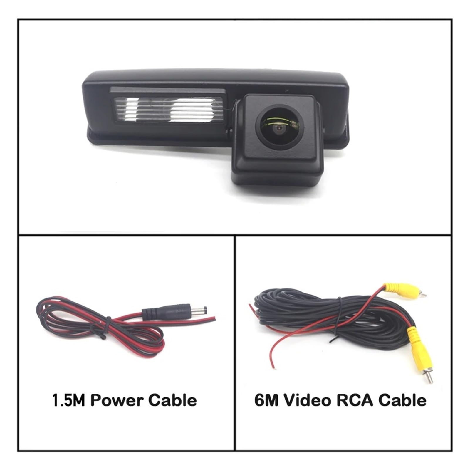 Rückfahrkamera Set Rückfahrkamera HD Nachtsicht Für Toyota Für Sienna 2 2004 2005 2006 2007 2008 2009 2010 Rückfahrkamera Mit Nummernschild HD Rückfahrkamera(Camera) von JHMHCOQ