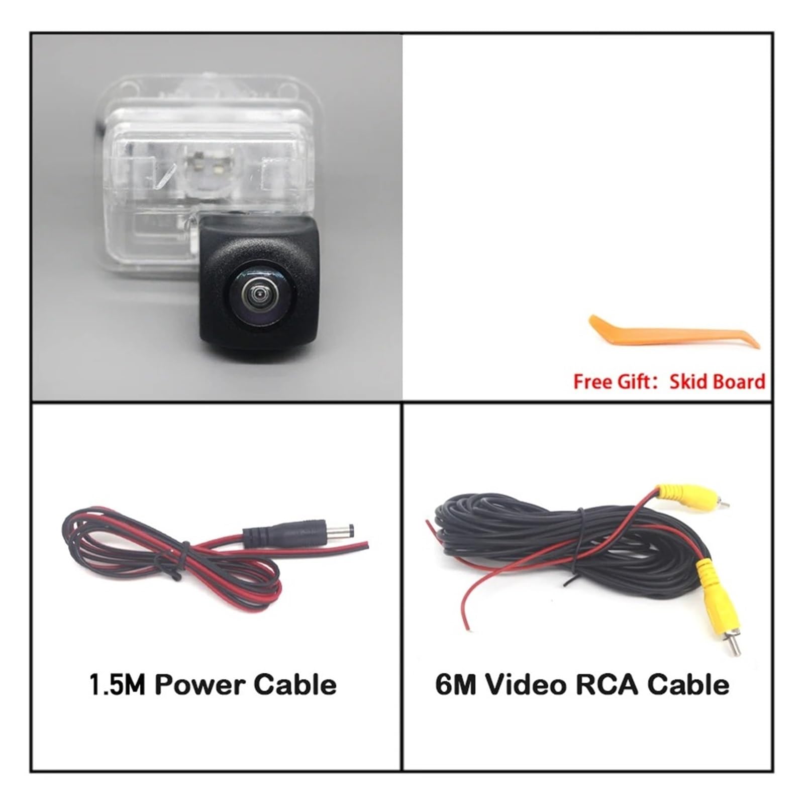 Rückfahrkamera Set Rückfahrkamera Rückfahrkamera Auto-Backup-Kamera HD CCD Nachtsicht Fahrzeugkamera Für Mazda 6 Für Wagon GH 2008 2009 2010 2011 2012 HD Rückfahrkamera(Camera) von JHMHCOQ