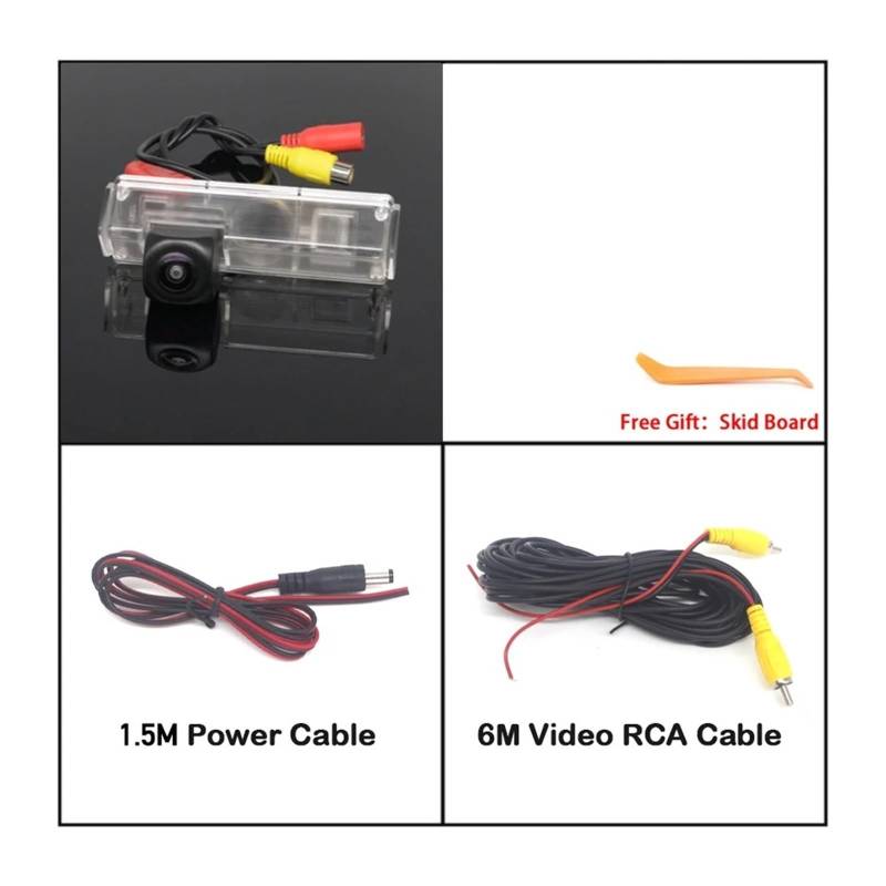 Rückfahrkamera Set Starlight Nachtsicht Auto Hintere Ansicht-rückseite Kamera Für Mitsubishi Für Colt Plus 2007 2008 2009 2010-2013 Full HD Wasserdicht HD Rückfahrkamera(Camera) von JHMHCOQ