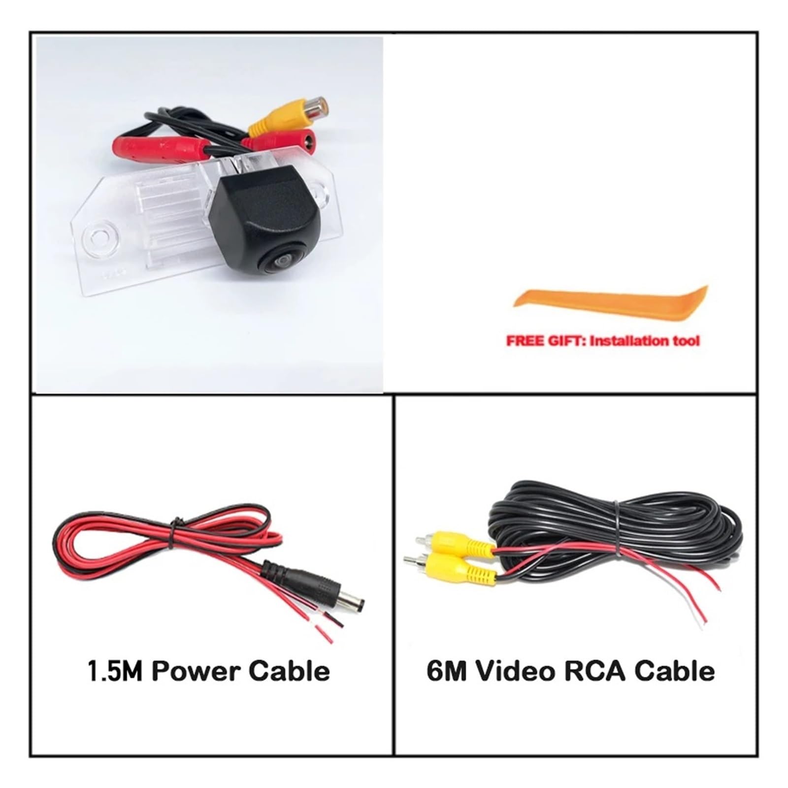 Rückfahrkamera Set Starlight Nachtsicht Auto Rückansicht Reverse Backup Kamera Für Ford Für Focus Fließheck MK2 2004 2005 2006 2007 2008 HD Nachtsicht HD Rückfahrkamera(Camera) von JHMHCOQ