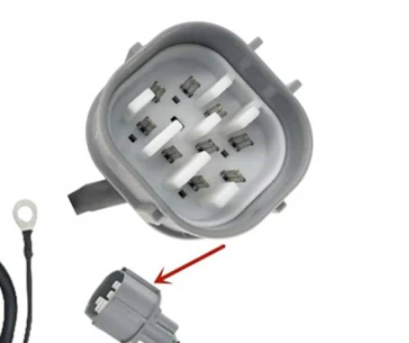 4x4 Motor vorne mit CF Moto X6 CF600AU-3L ATV600 CFORCE Quad-Modelle Q890-314000 Q890-314000-10000 kompatibel(Round Plug) von JHTRHZ