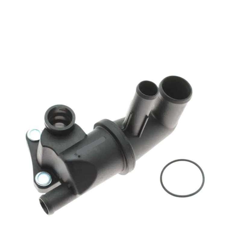 Thermostatgehäuse Kühlmittelwasserflansch kompatibel mit Getz Click 2002–2010 Modellen 2565002801 2561102801 von JHTRHZ
