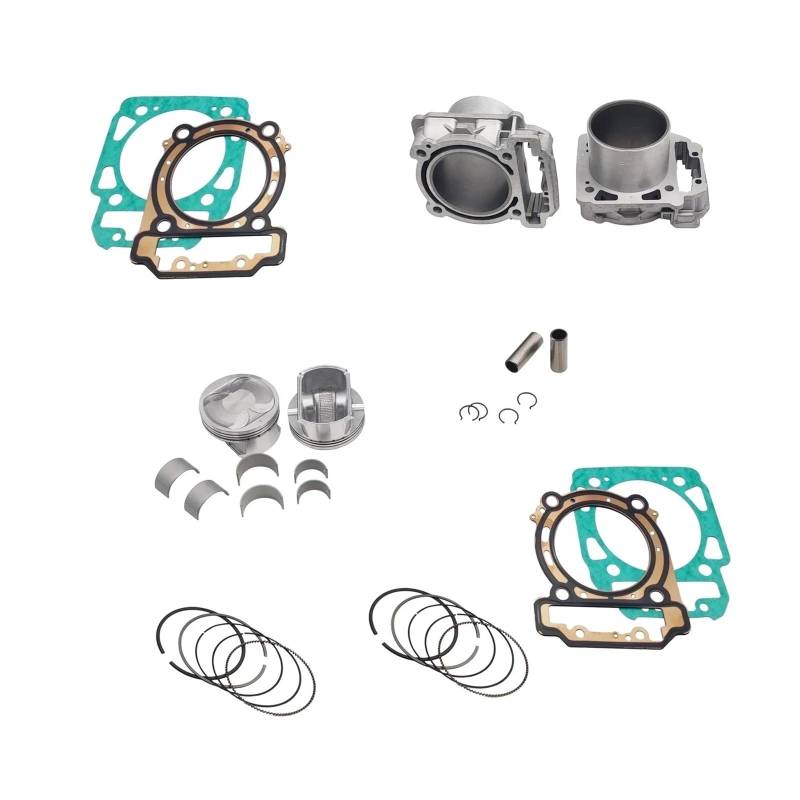 Ersatzteile 2 Set ODES 800 Zylinder Kit (mit Buchse) passend für ODES 800CC ATV UTV 4x4 Quad Bike – Motorteile 21040109001 (2 Set) von JHwXsZ
