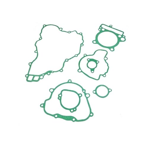 Kompletter Motorrad-Motorzylinder-Kurbelgehäuse-Kupplungs-Starter-Generator-Abdeckungsdichtungssatz Fit For 250 SX-F, XC-F, XCF-W, SXS-F(Army green) von JHwXsZ