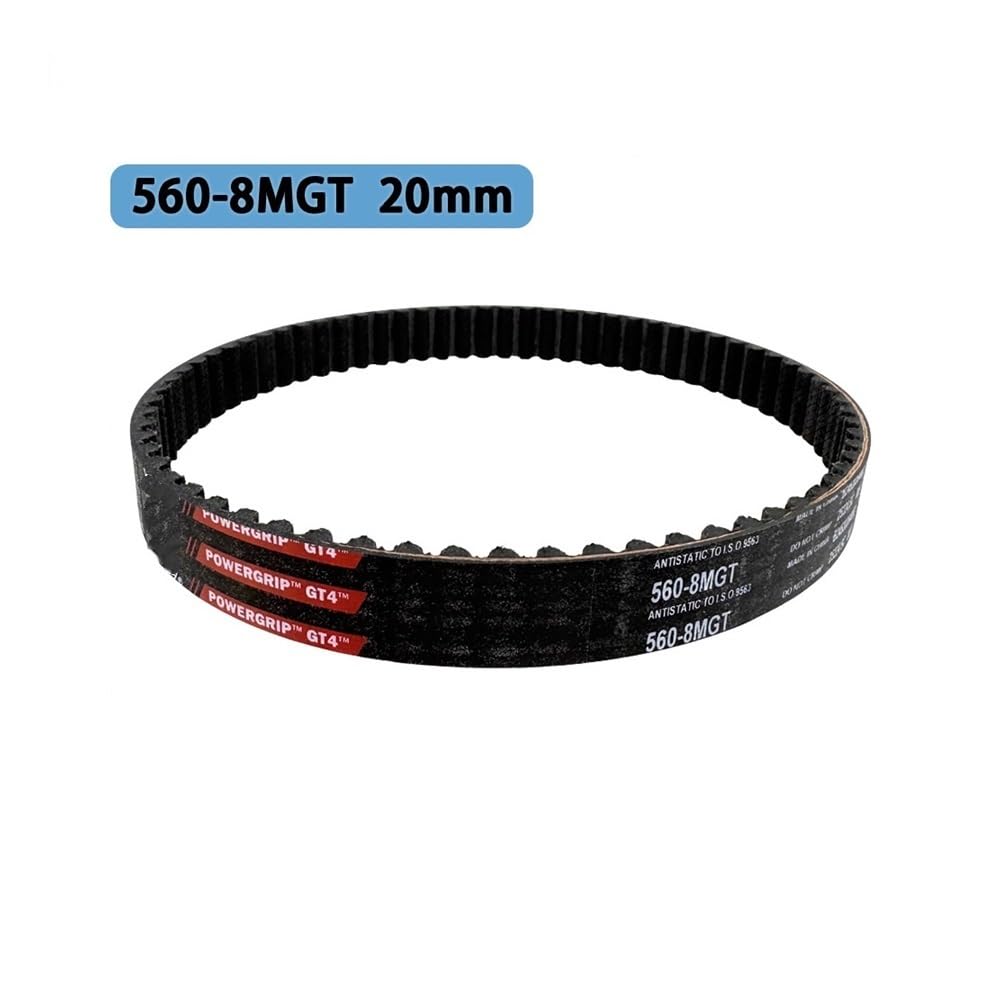 Light Bee S/X Elektromotorrad 8M 560 Antriebsriemen Antriebsriemen 5608MGT Passend for Sur-Ron Surron Sur Ron Light Bee S/X(20mm) von JHwXsZ