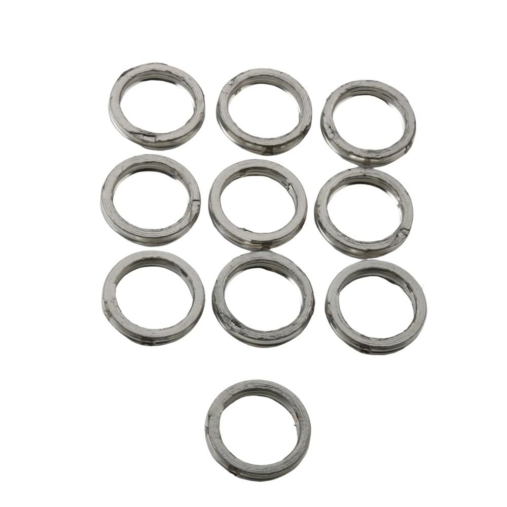 Motorrad zylinder nockenwelle zubehör 10PC Roller Dichtung Exh Rohr Fit For 50cc 125cc 18291-GGA7-C01 4T Motorrad zylinder nockenwelle zubehör 10PC Roller Dichtung Exh Rohr Fit For 50cc 125cc 18291-GGA7-C01 4T von JHwXsZ