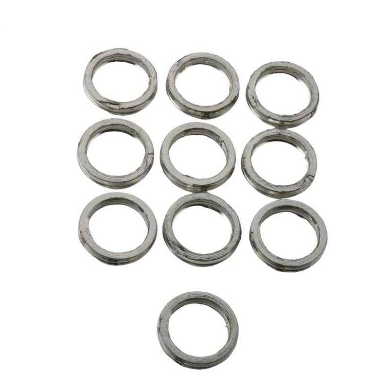 Motorrad zylinder nockenwelle zubehör 10PC Roller Dichtung Exh Rohr Fit For 50cc 125cc 18291-GGA7-C01 4T von JHwXsZ