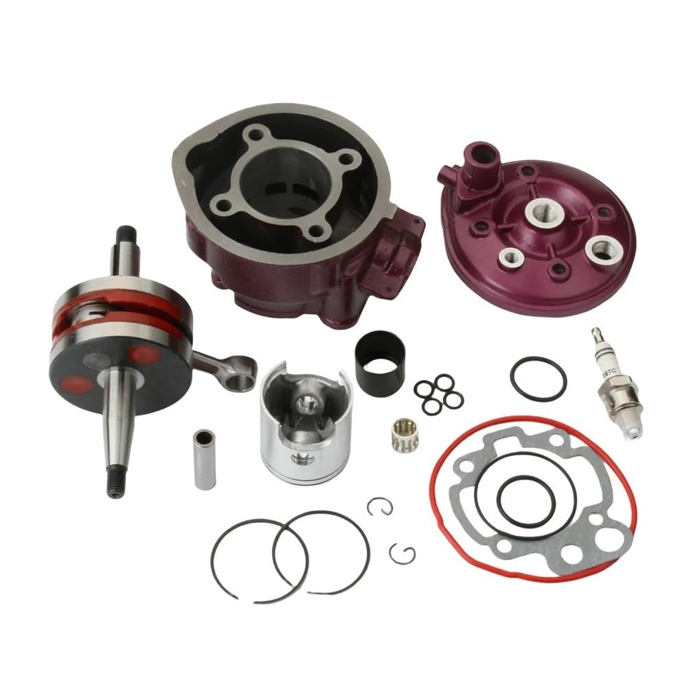 Motorrad zylinder nockenwelle zubehör 90cc Big Bore Zylinder Kit & Kurbelwelle Fit For WSM 50 WXE 50cc 2003-2005 AM6 2-hub Motorrad zylinder nockenwelle zubehör 90cc Big Bore Zylinder Kit & Kurbelwelle Fit For WSM 50 WXE 50cc 2003-2005 AM6 2-hub von JHwXsZ