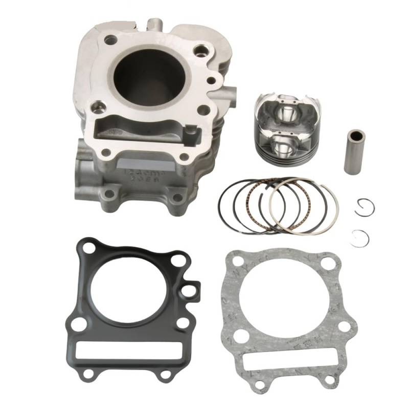 Motorrad zylinder nockenwelle zubehör Roller 52mm Zylinder Kit Fit For EINE 125 AN125 Fit For HS125T 125cc Euro II Motor Teile 20EB von JHwXsZ