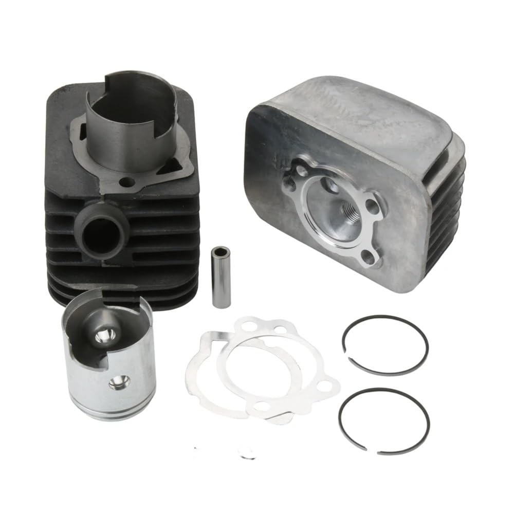 Motorradzylinder-Nockenwellenzubehör 43 mm 65 cc Großkaliber-Zylindersatz mit Zylinderkopf und Kolben passend Fit For 50 cc 10 mm Zweitaktmodelle von JHwXsZ