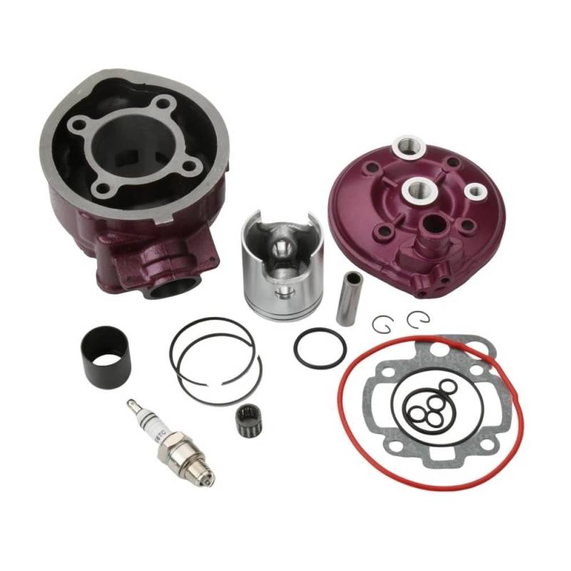 Motorradzylinder-Nockenwellenzubehör 49 mm 90 cc Big Bore Zylinderkit und Kurbelwelle Fit For Enduro EN SM Panther Urban Base Champion 50 cc 2 T Minarell AM6 von JHwXsZ