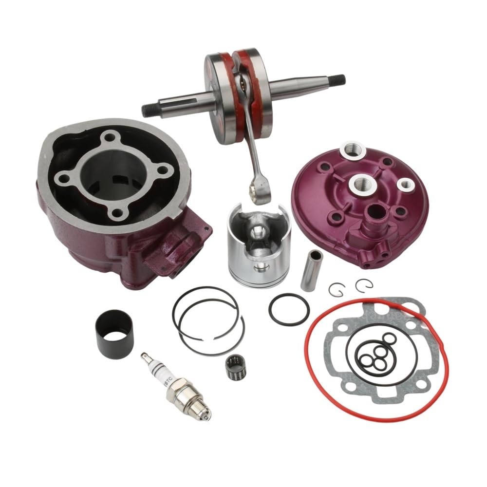 Motorradzylinder-Nockenwellenzubehör 49 mm 90 cc Big Bore Zylinderkit und Kurbelwelle Fit For SM RS1 RS2 RS3 SMX Spike Tango Motard Trail 50 LC 2T AM6 Motorradzylinder-Nockenwellenzubehör 49 mm 90 cc Big Bore Zylinderkit und Kurbelwelle Fit For SM RS1 RS2 RS3 SMX Spike Tango Motard Trail 50 LC 2T AM6 von JHwXsZ