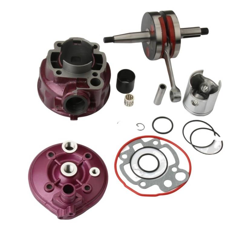 Motorradzylinder-Nockenwellenzubehör 49 mm 90 cc Big Bore Zylinderkit & Racing Kurbelwelle Fit For SM 50 Supermoto SMX SX Supercross 50 cc 2-Takt von JHwXsZ