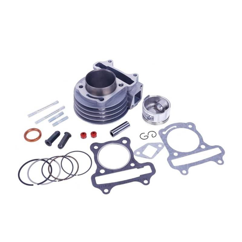 Roller 47mm Big Bore Zylinder kit Rebuild Kit mit Kolben Kit GY6 72cc 80cc Fit For 139QMB 139QMA Moped ATV Motor von JHwXsZ