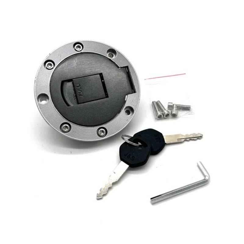 Tankdeckel mit 2 Schlüsseln, passend for YMH-Motorräder XJR400 1200 1300 600 FZR250 450 600 750 TZR125 TZR150 TZM150 TDM850 SHD125 Modelle Ersatz von JHwXsZ