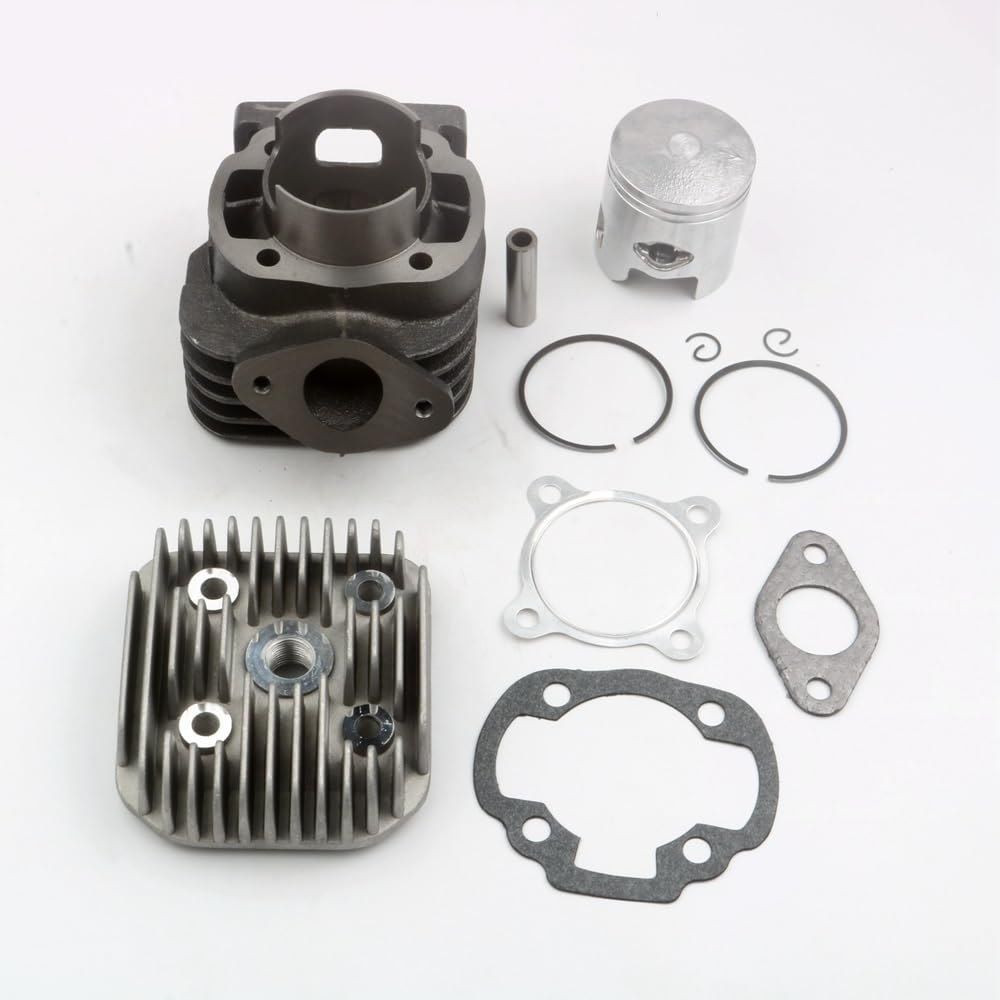 Zubehör Fit For Motorradzylinder und Nockenwellen. Scooter-Zylindersatz mit großer Bohrung, 70 cc, Kopf und Kolben Fit For 50 cc 2-Takt-AC-Motormodelle mit 47 mm/10 mm Zubehör Fit For Motorradzylinder und Nockenwellen. Scooter-Zylindersatz mit großer Bohrung, 70 cc, Kopf und Kolben Fit For 50 cc 2-Takt-AC-Motormodelle mit 47 mm/10 mm von JHwXsZ