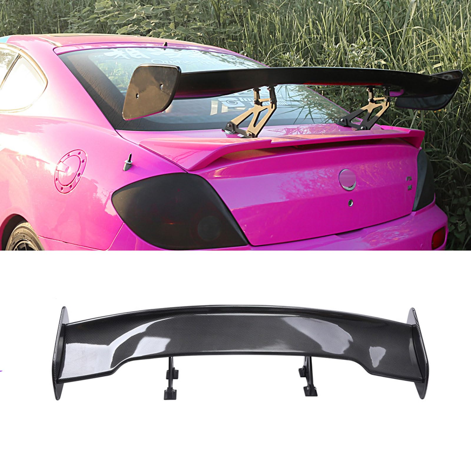 JIANXKILB Auto Heckspoiler Spoiler für BMW 2 Series Coupe G42 2021 2022 2023 2024 2025, Car Rear Spoiler Heckkofferraum Kofferraumspoiler Heckflügel Tuning Auto Zubehör,Carbon Fiber JIANXKILB Auto Heckspoiler Spoiler für BMW 2 Series Coupe G42 2021 2022 2023 2024 2025, Car Rear Spoiler Heckkofferraum Kofferraumspoiler Heckflügel Tuning Auto Zubehör,Carbon Fiber von JIANXKILB