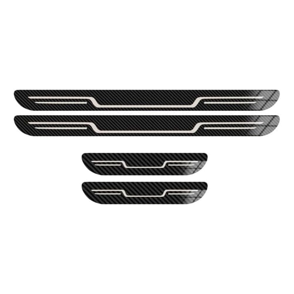 Auto Edelstahl Einstiegsleisten Trittschutz für Nissan NP300 Navara 2012-2020 2021, Autotür Kratzschutz Schweller AntiKratz Abdeckung Trim Scuff Zubehör,C/Carbon Fiber Texture Auto Edelstahl Einstiegsleisten Trittschutz für Nissan NP300 Navara 2012-2020 2021, Autotür Kratzschutz Schweller AntiKratz Abdeckung Trim Scuff Zubehör,C/Carbon Fiber Texture von JIANYEDAJUN