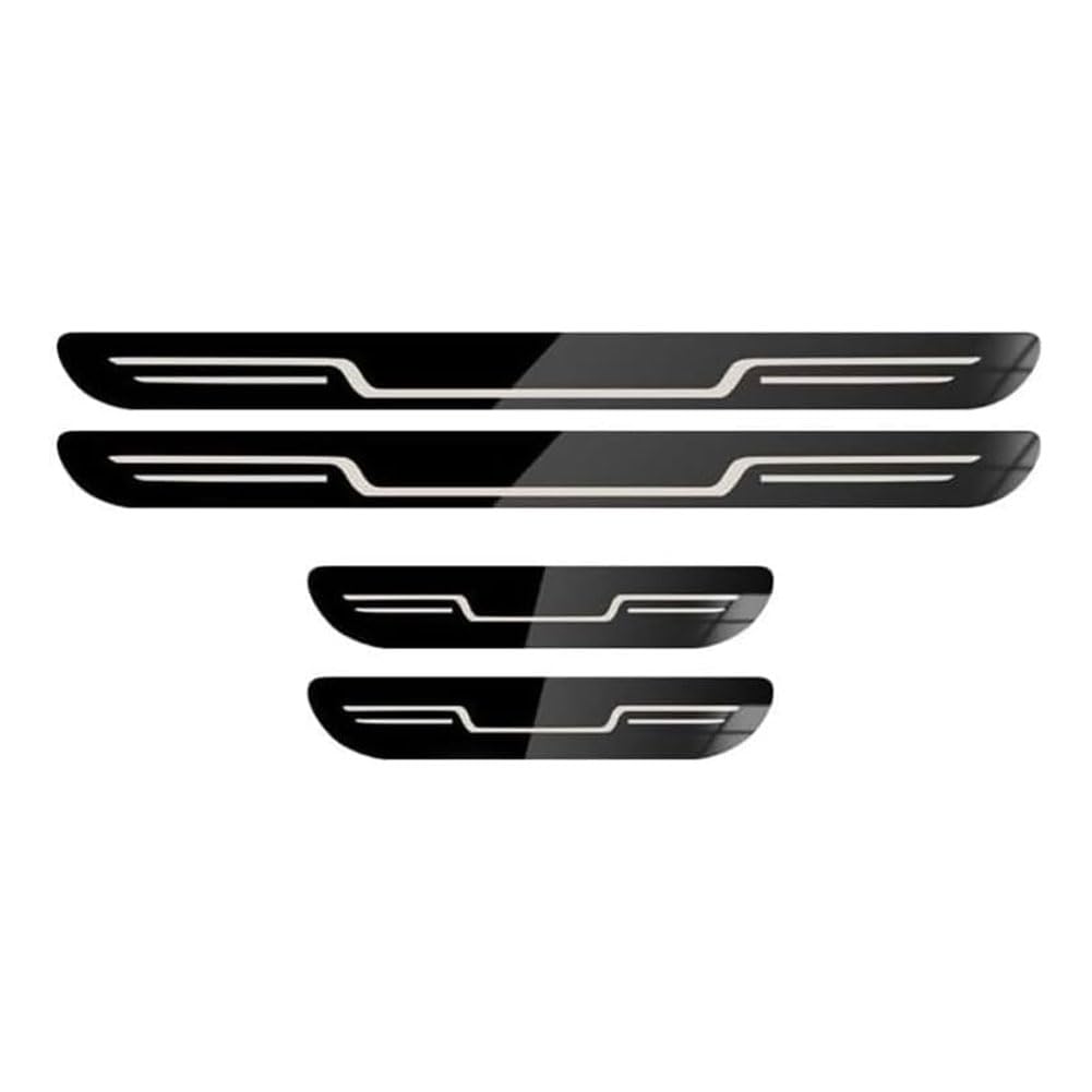 Auto Edelstahl Einstiegsleisten Trittschutz für Nissan NV400 2010-2021, Autotür Kratzschutz Schweller AntiKratz Abdeckung Trim Scuff Zubehör,B/Black Titanium Mirror Auto Edelstahl Einstiegsleisten Trittschutz für Nissan NV400 2010-2021, Autotür Kratzschutz Schweller AntiKratz Abdeckung Trim Scuff Zubehör,B/Black Titanium Mirror von JIANYEDAJUN