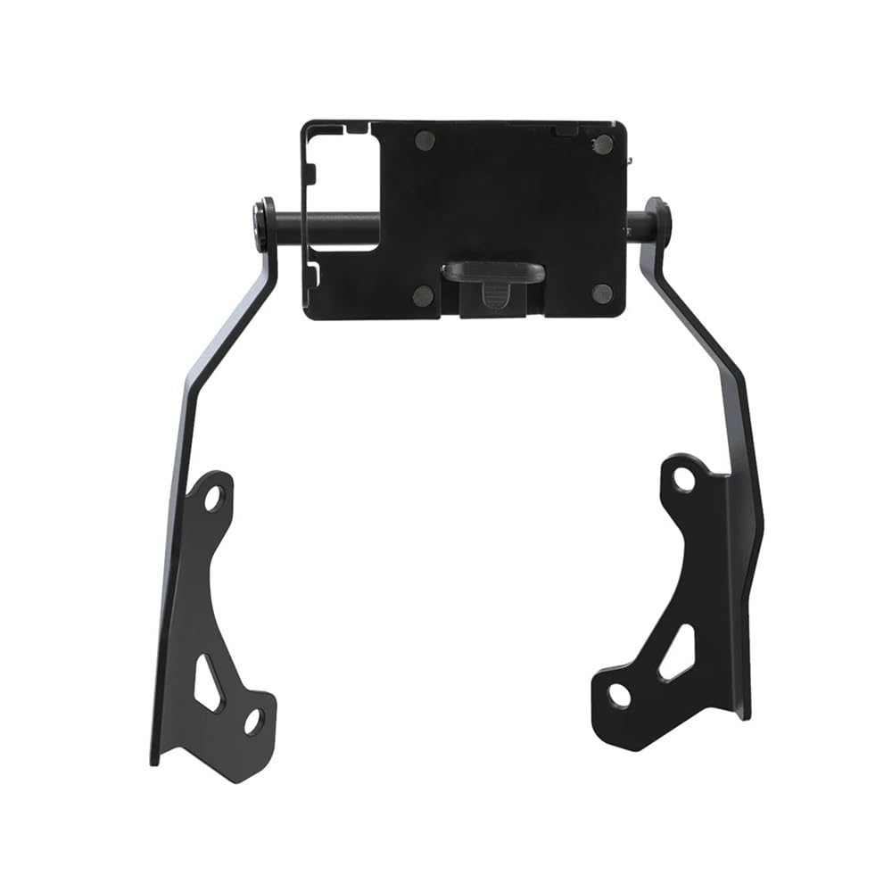 JIANYISR Handyhalter Motorrad SMART-Telefonhalter Stehen GPS-Navigationsplattenhalterung Für Hon┐da Für NC750X Für NC750 2021 2022 2023 2024(Black 12MMSET) von JIANYISR