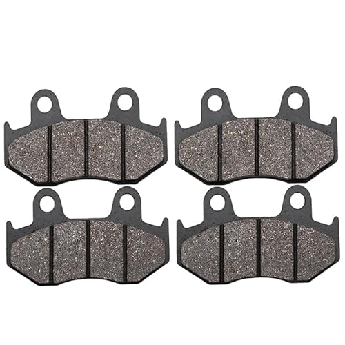 Motorradbremsbeläge Für Hon┐da ATC 250 R ATC 250 ATC250 ATC250R 1985 1986 Motorradteile Bremsbeläge Vorne Und Hinten(2 pairs) von JIANYISR