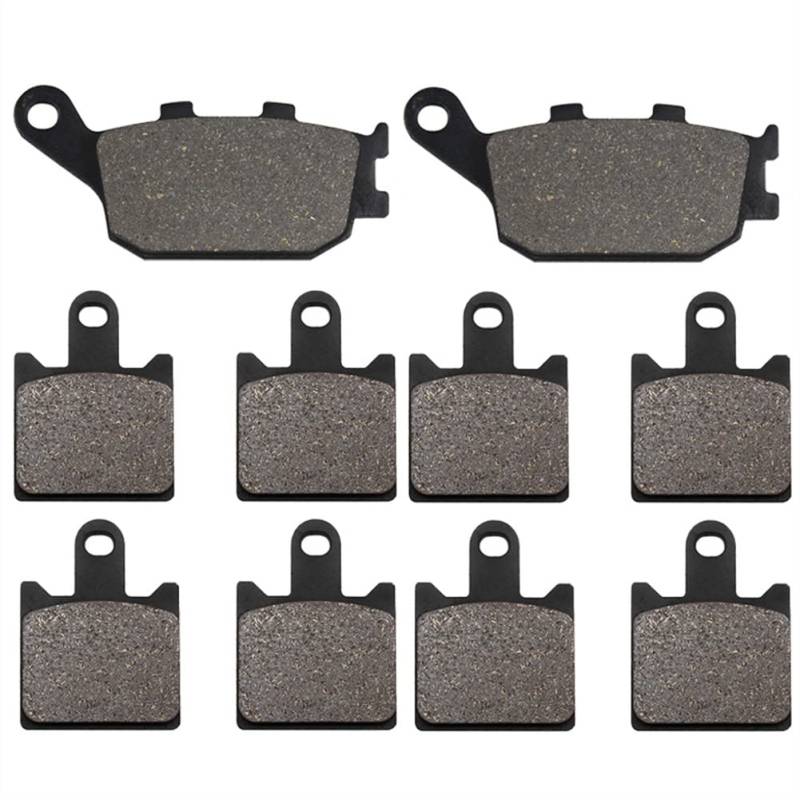 Motorradbremsbeläge Für K&awasaki Z 1000 ZR 1000 B7F B8F 2007-2008 Für Z 1000 ABS ZR 1000 C7F C8F C9F 2007-2009 Motorrad Bremsbeläge Vorne Und Hinten(Vorderseite und Rückseite) von JIANYISR