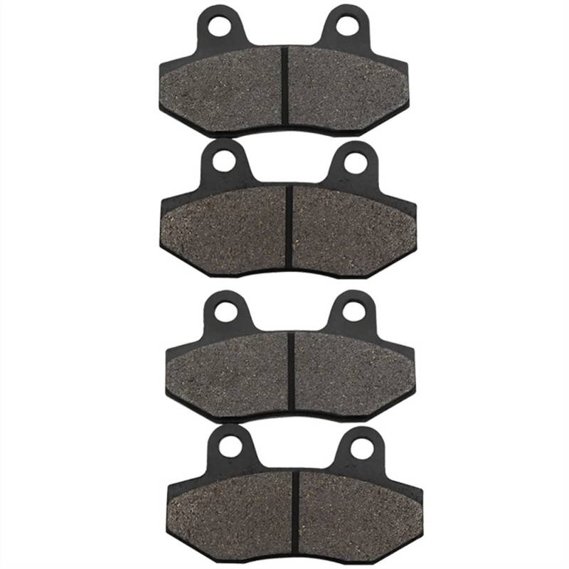Motorradbremsbeläge Für KYM&CO Active SR 50 Cc FJetix 50 150 Nexxon 50 Jetix Nexxon Pulsar 125 Motorradteile Bremsbeläge Vorne Und Hinten(2 pairs) von JIANYISR